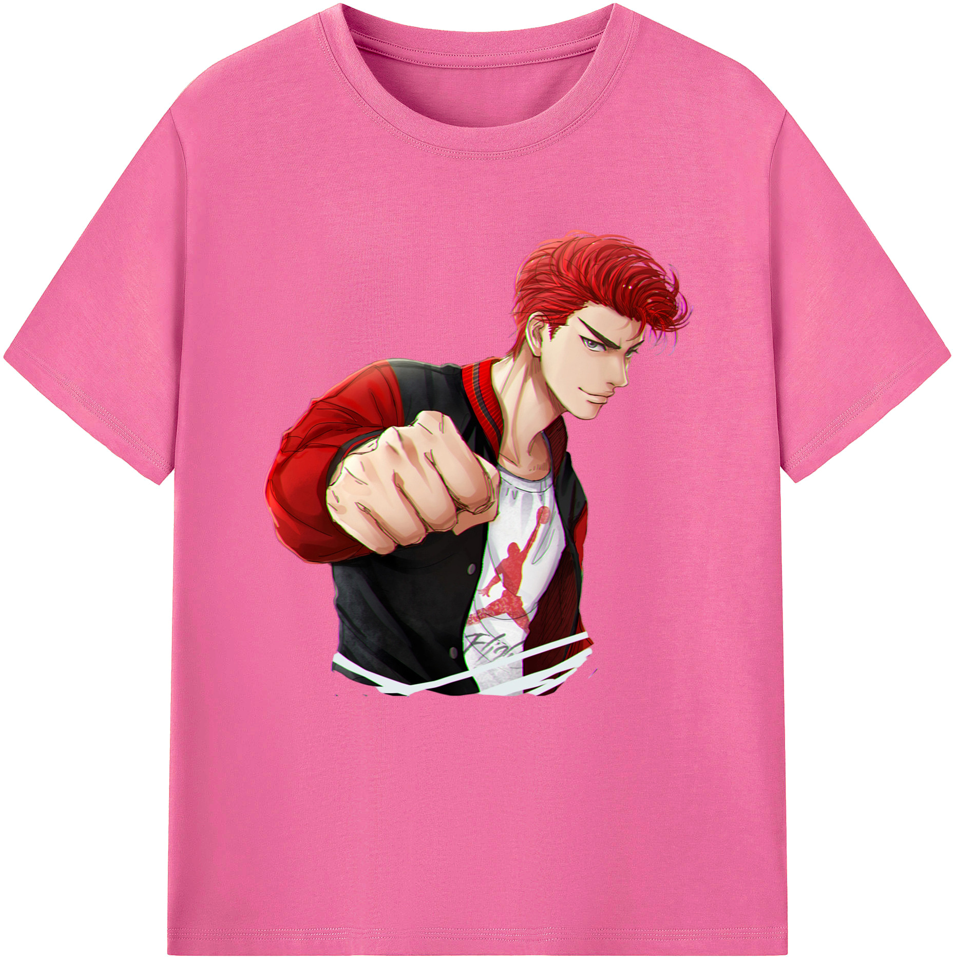 （画像用） SLAM DUNK／スラムダンク レディースカジュアルプリントTシャツ（綿100％）
